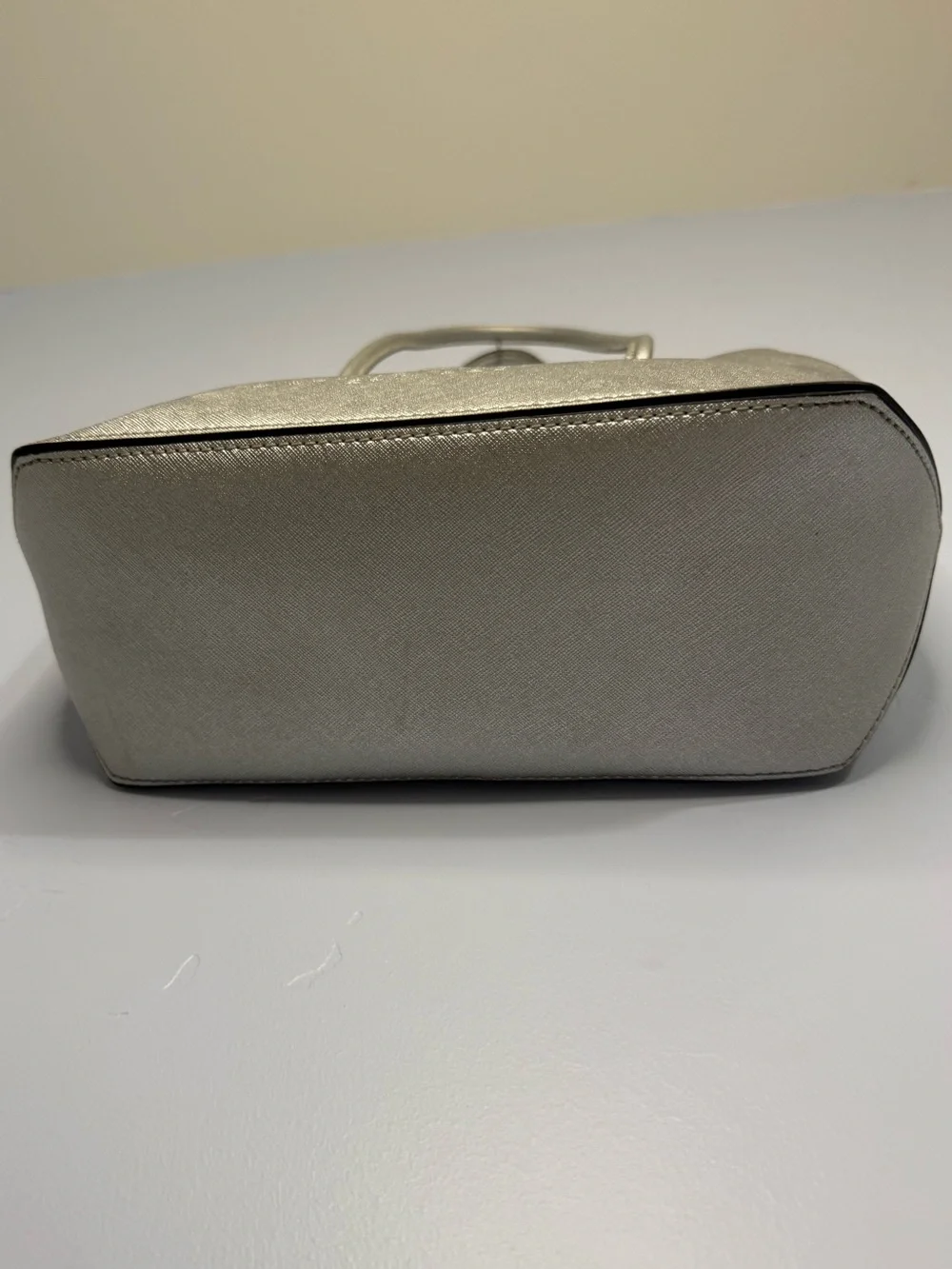 Marc Jacobs Logo Shopper Tote Bag Staffiano Leather